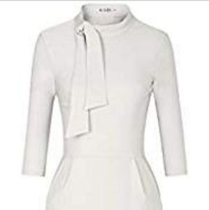 MUXXN 50s Vintage Necktie Cocktail Dress